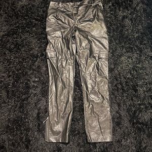 BRAND NEW Black leather pants